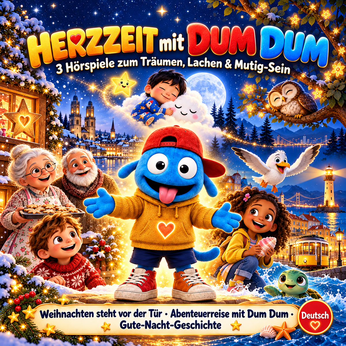 HERZZEIT mit Dum Dum – 3 Hörspiele (Deutsch, MP3)