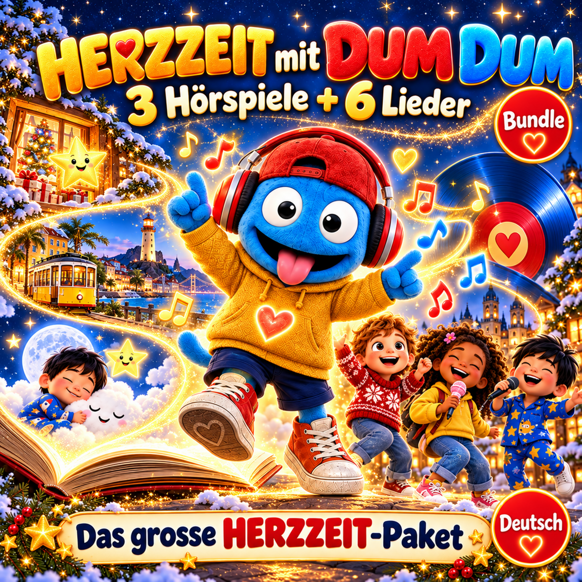 🎁 Bundle: 3 Hörspiele + Dum Dum EP Deutsch (MP3) – du sparst 25 %